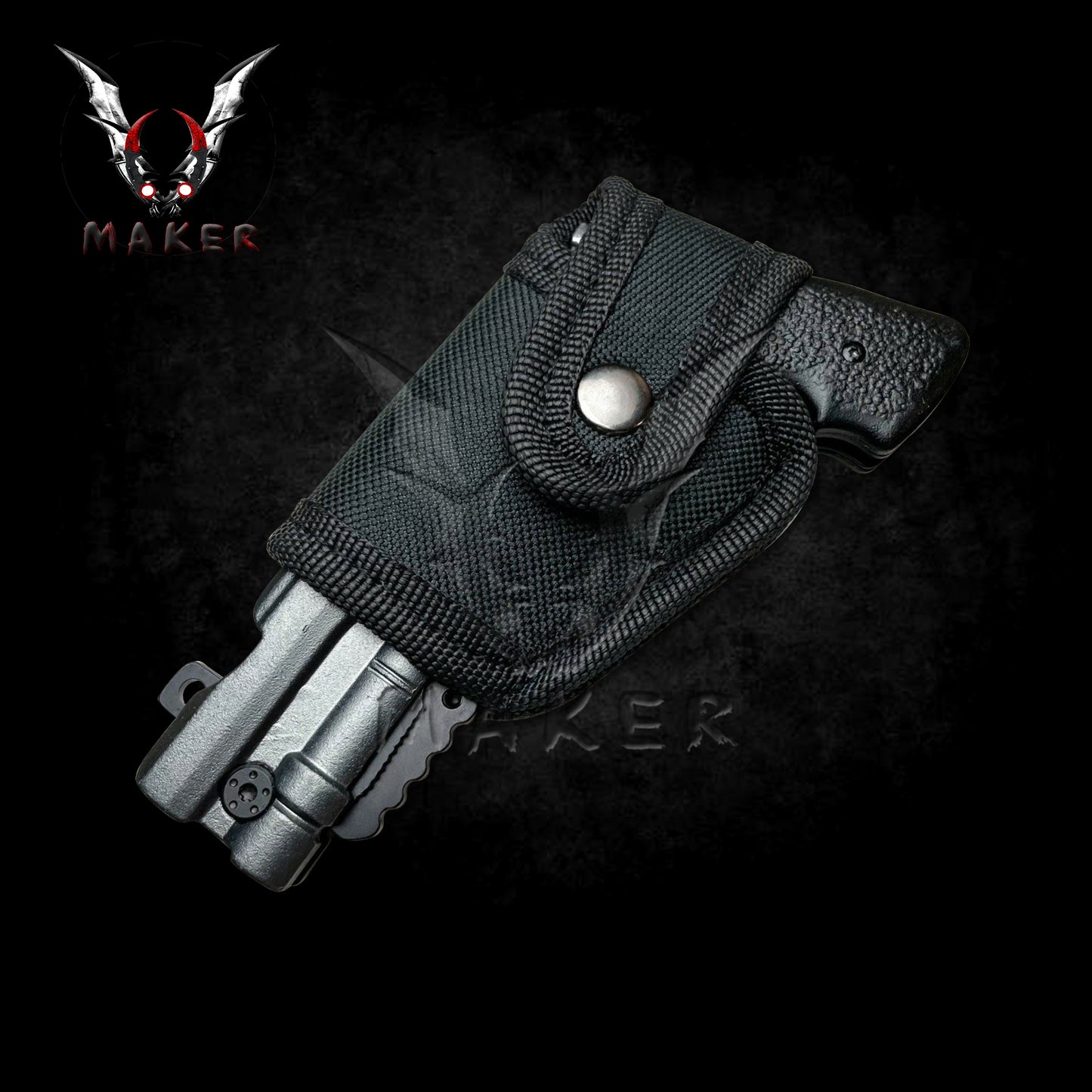 Tactical Assisted Spring 8" Knife HAND GUN Pistol Folding Pocket Knife for Hunting, Camping Gift for Father, Husband, Boyfriend, Christmas VuMaker-448