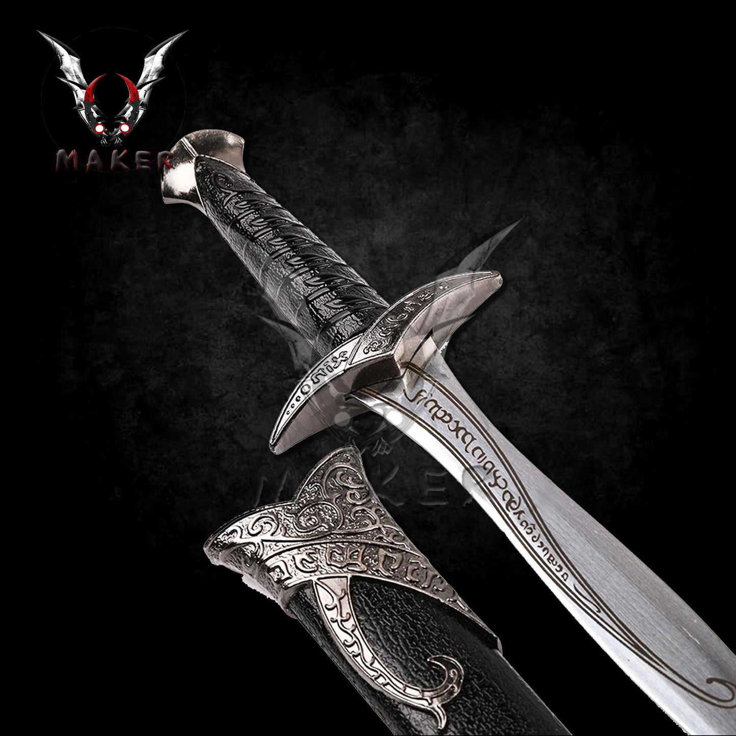 11" Medieval Roman Fantasy Knife Steel Blade Best Folding Knife for Hunting,Camping, collection Gift for Father. V143