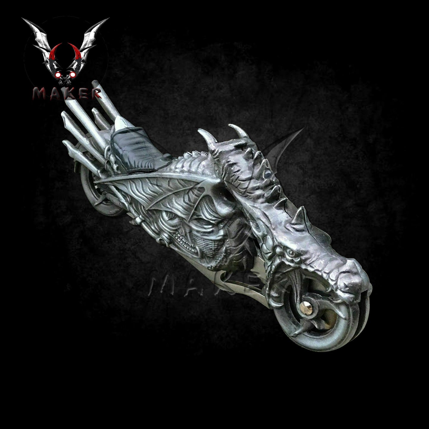 Dragon Motorcycle Knife 8" Pocket Folding Knife for Hunting,Camping, Gift for Father, boyfriend, christmas,halloween,christmas. Vumaker-382