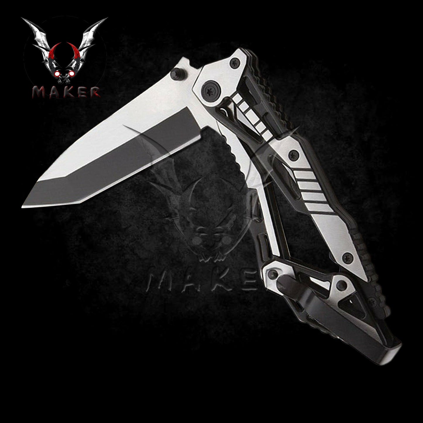 Transform Frame Knife 8.6" Best Folding Knife for Hunting, Camping, Outdoor Gift for Mens, Father, Husband, Boyfriend - VuMaker-134