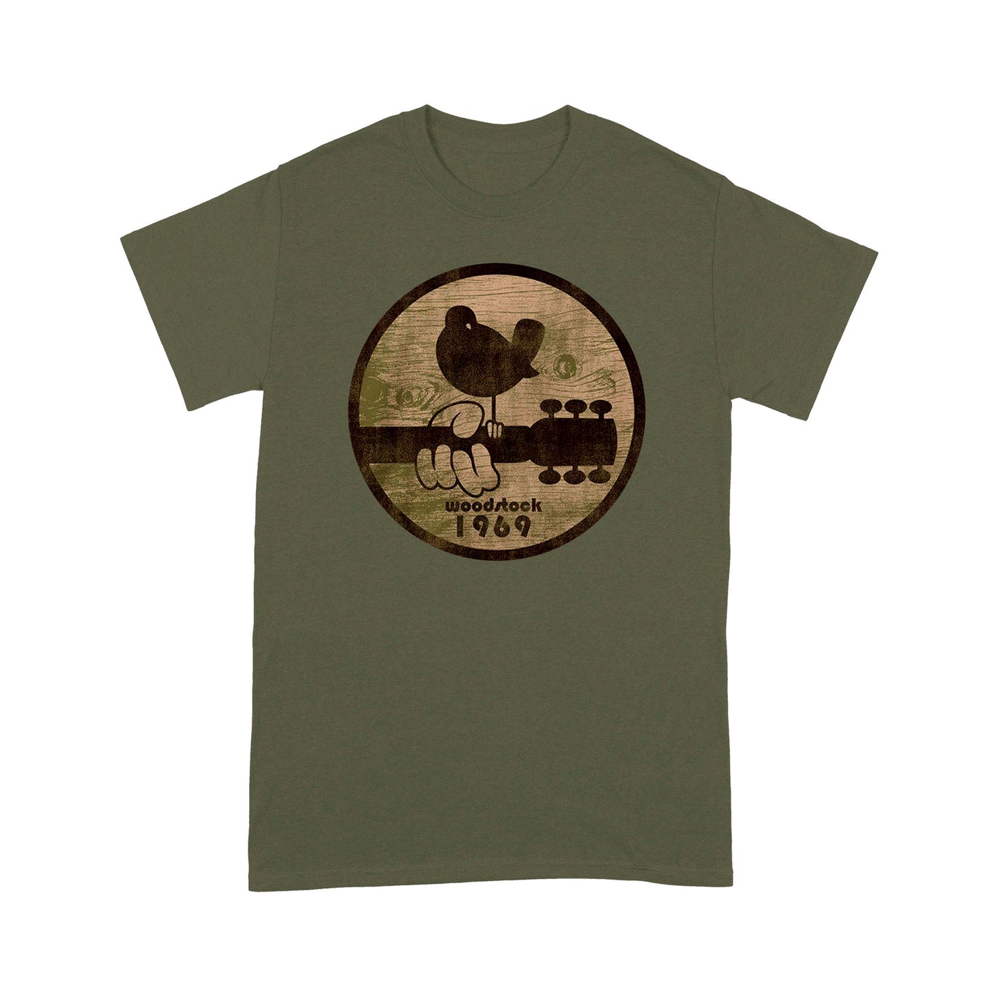 WoodStock 1969 Old Classic Guitar - Standard T-Shirt