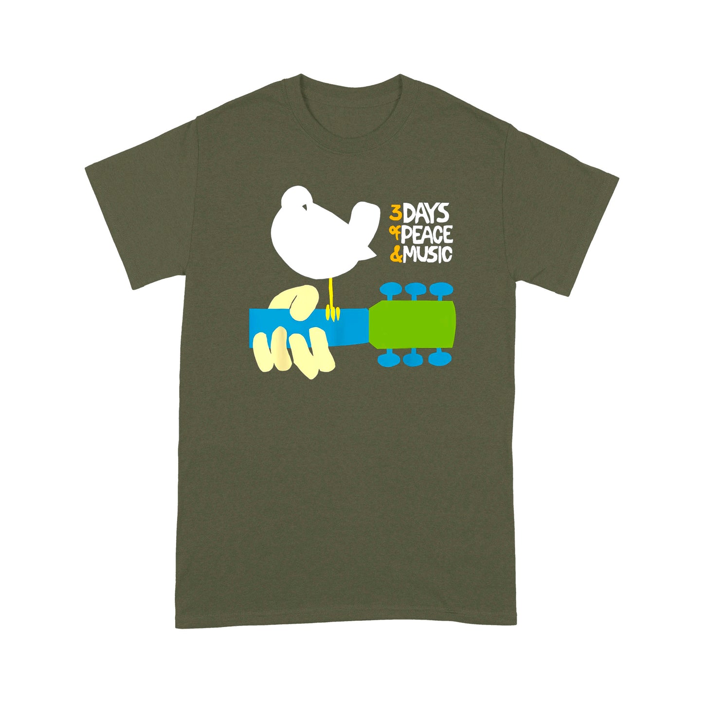 WoodStock 1969 Old Classic Guitar - Standard T-Shirt