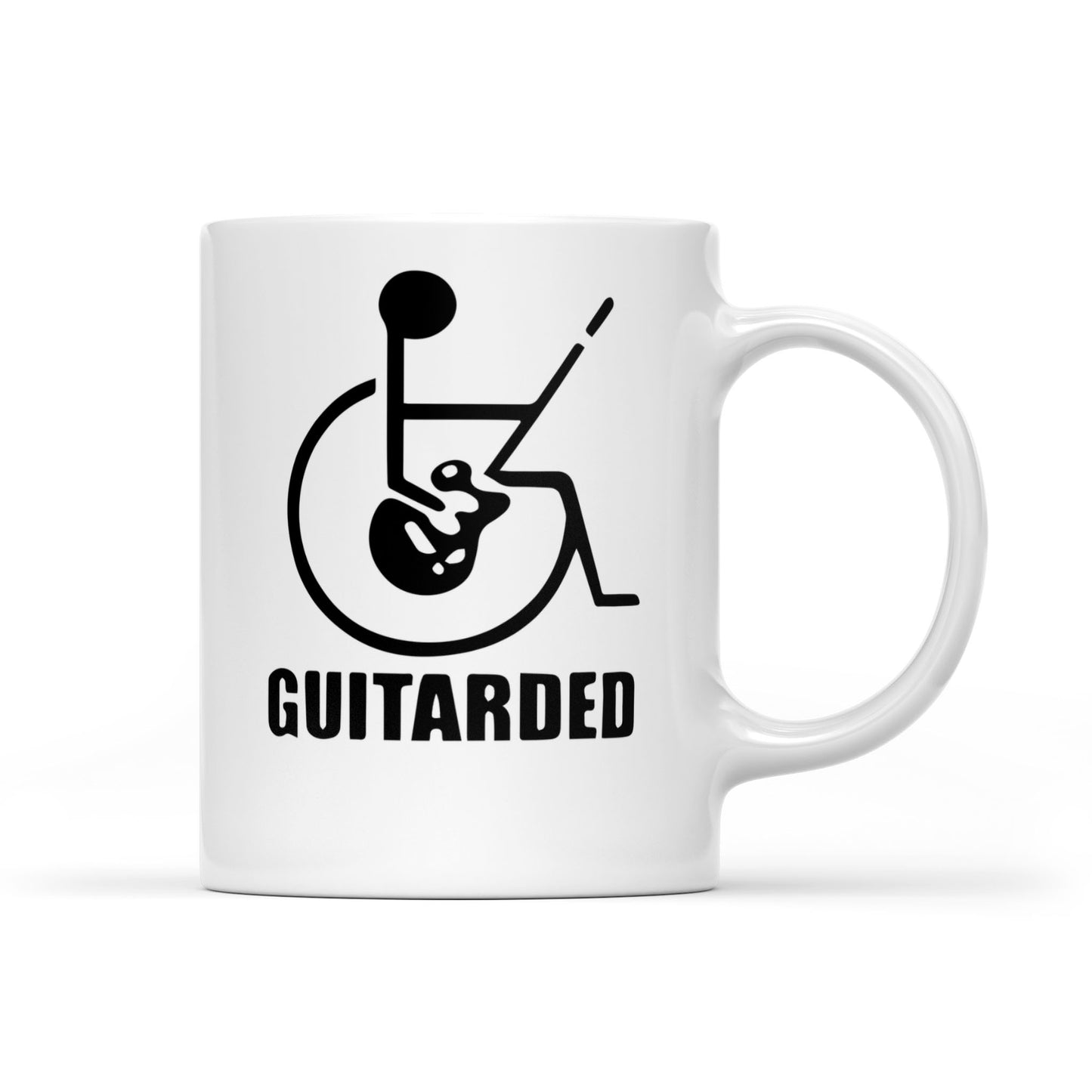 Guitarded - White Mug