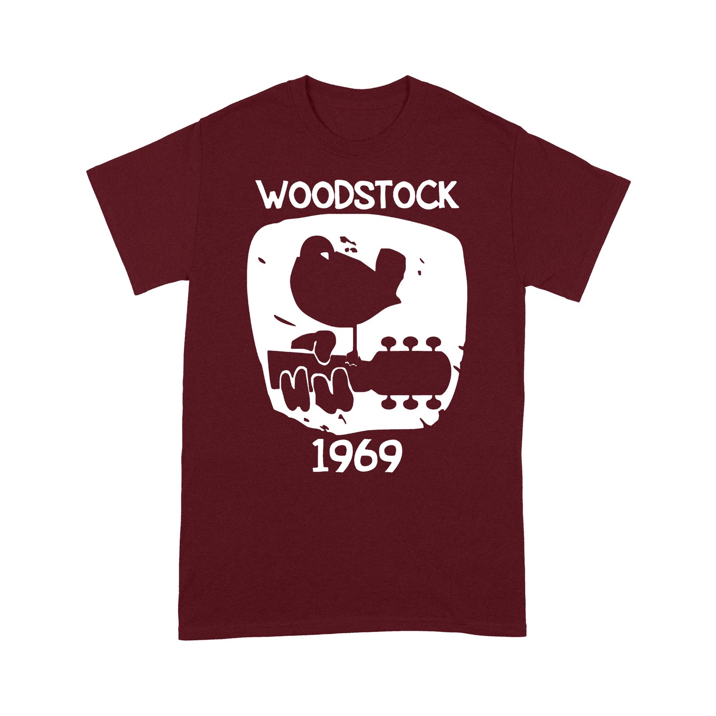 WoodStock 1969 Old Classic Guitar - Standard T-Shirt