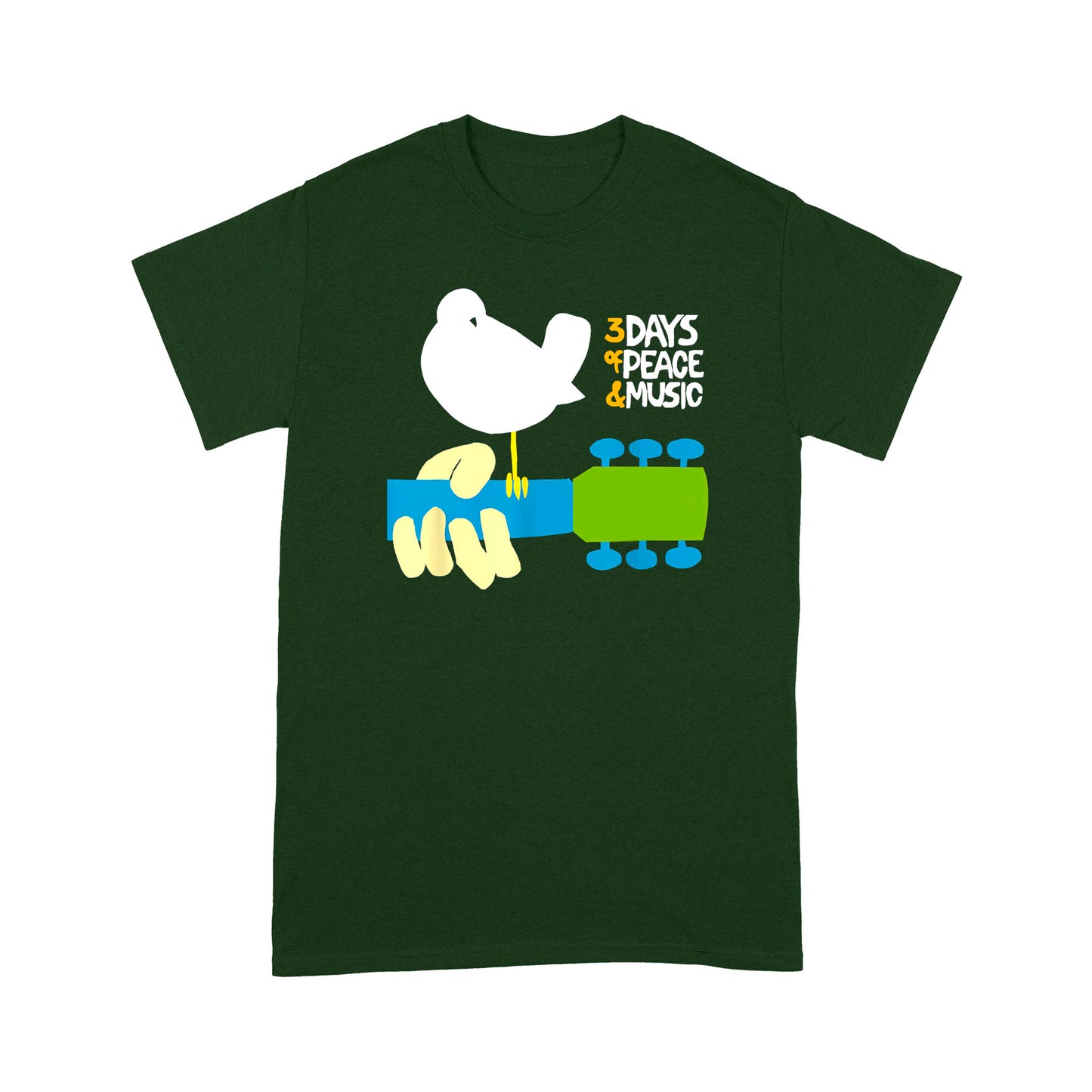 WoodStock 1969 Old Classic Guitar - Standard T-Shirt