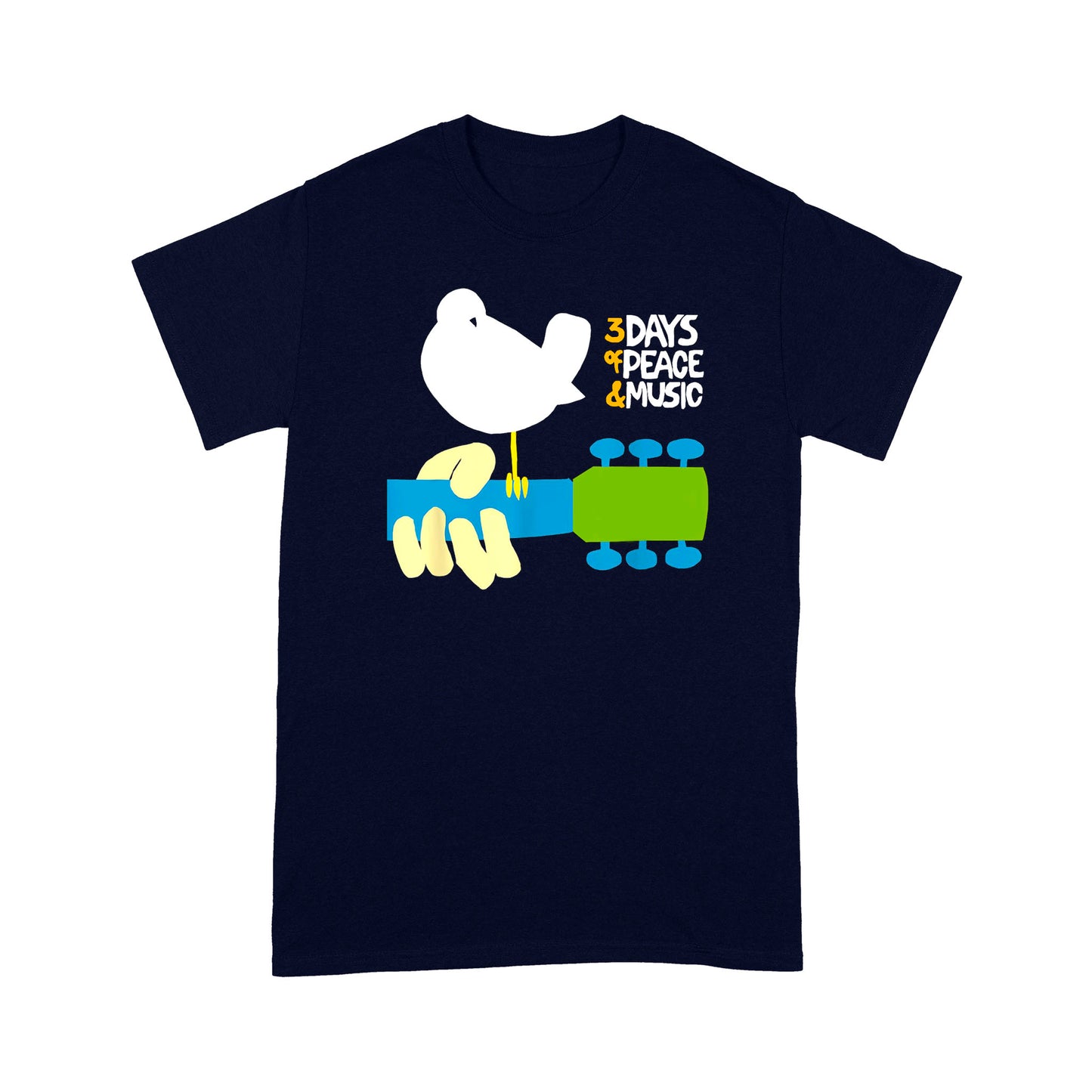 WoodStock 1969 Old Classic Guitar - Standard T-Shirt