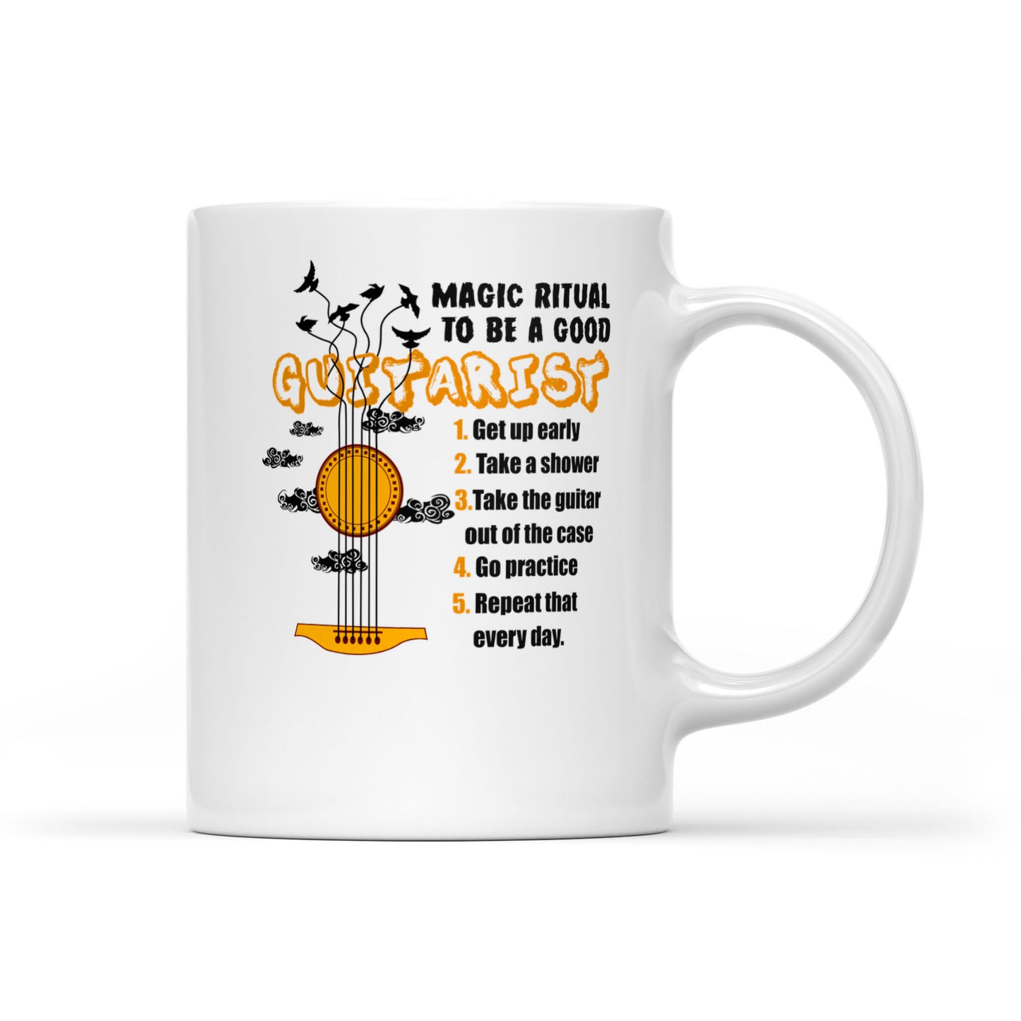 Guitarist - White Mug