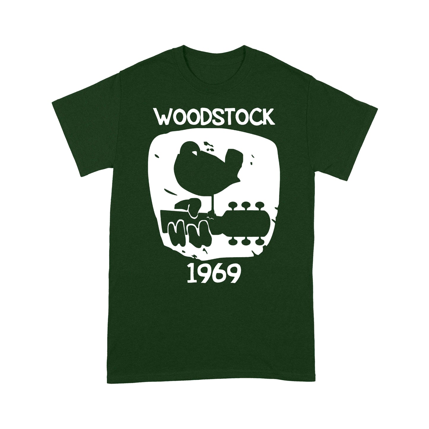WoodStock 1969 Old Classic Guitar - Standard T-Shirt