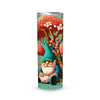 Gnome sleeps under the cherry Tumbler Personalized- Gnome Tumbler Christmas Gift