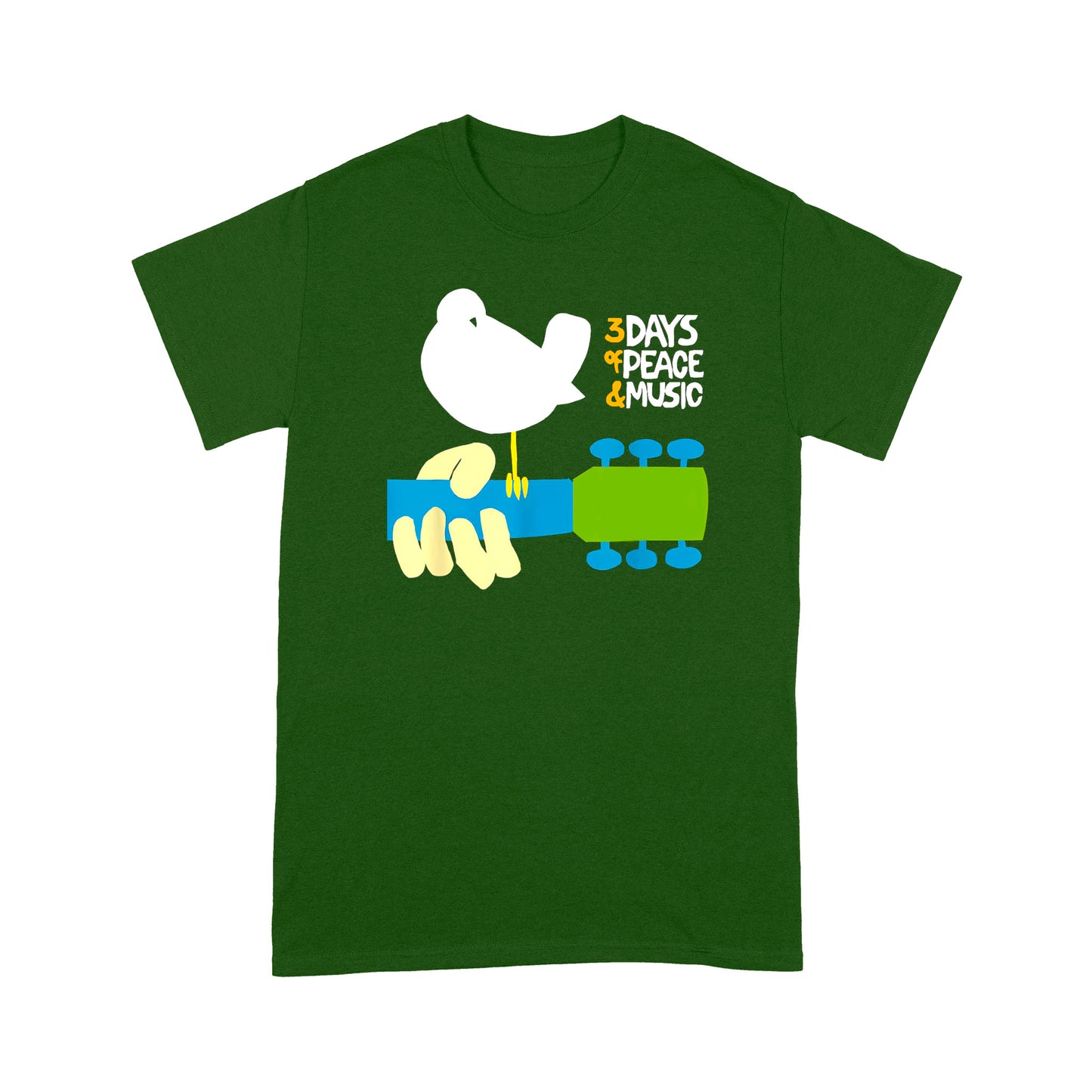 WoodStock 1969 Old Classic Guitar - Standard T-Shirt