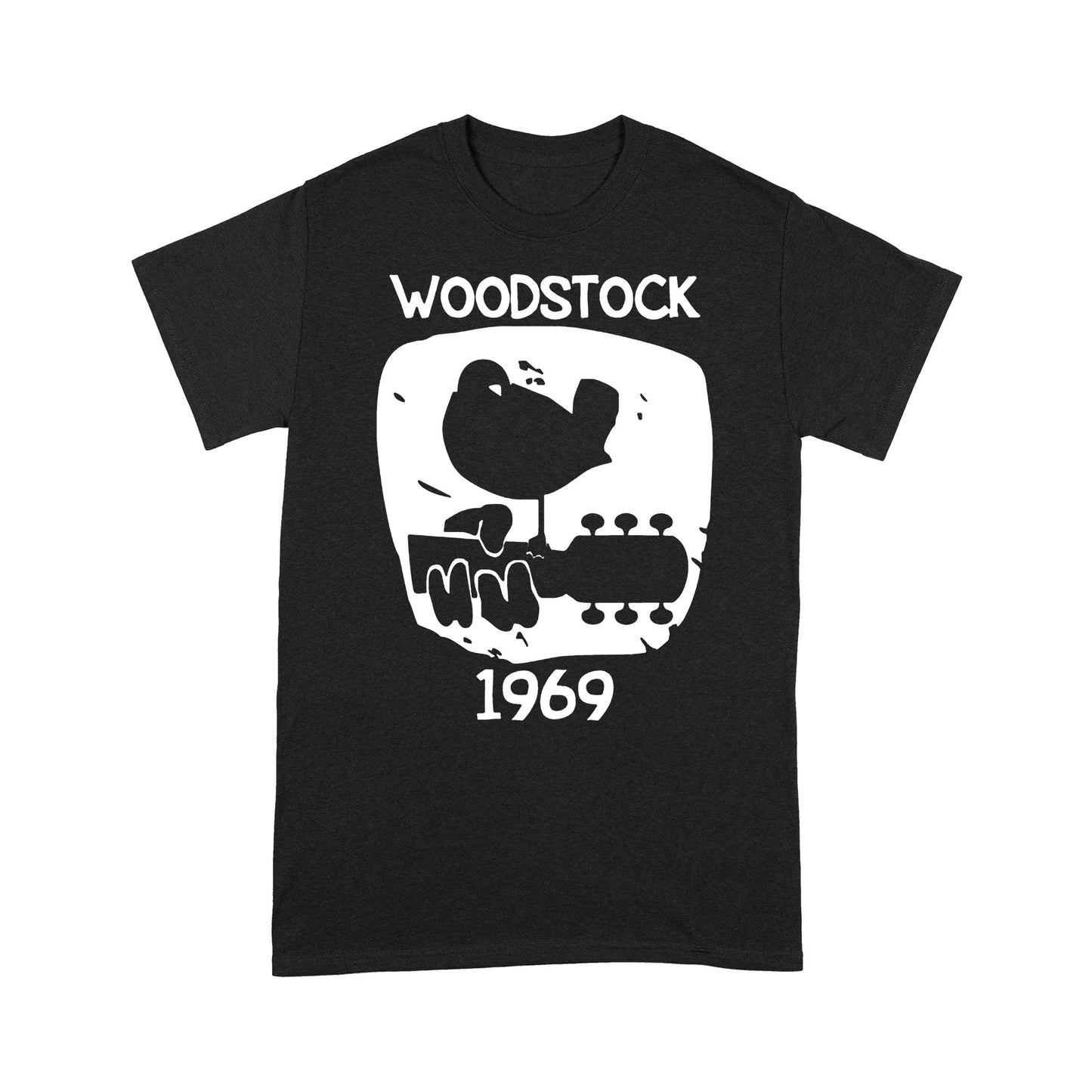 WoodStock 1969 Old Classic Guitar - Standard T-Shirt