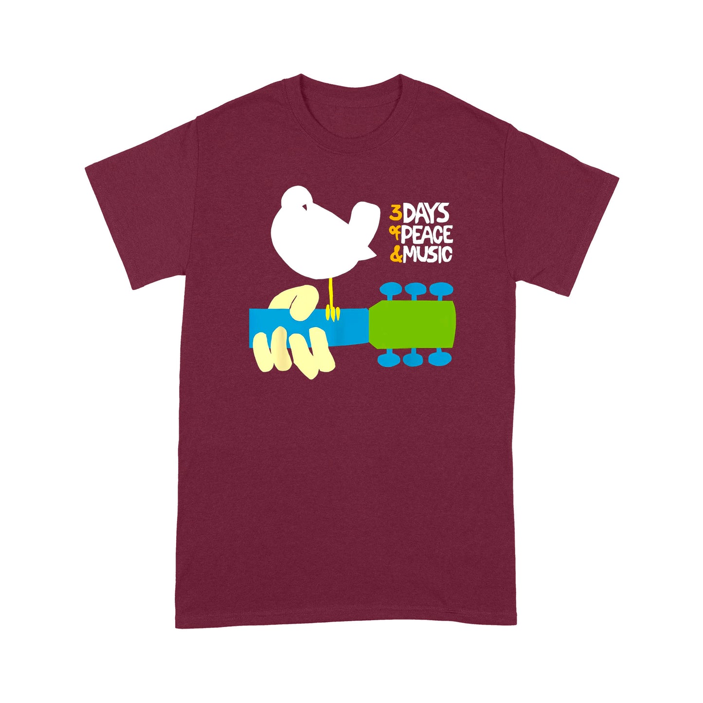 WoodStock 1969 Old Classic Guitar - Standard T-Shirt
