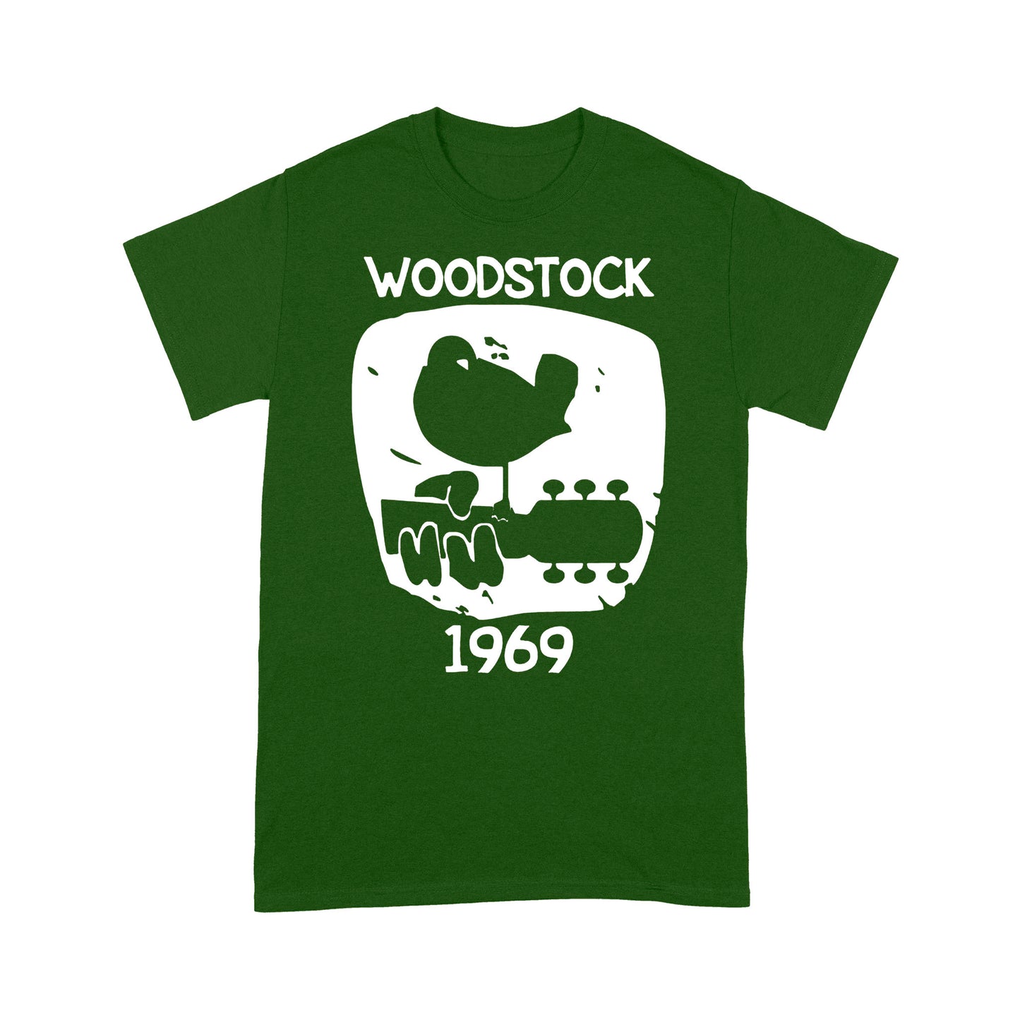 WoodStock 1969 Old Classic Guitar - Standard T-Shirt