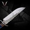 Dragon Scales Hunting Knife 11.2" Japanese Damascus Blade Knife Boyfriend Gift, Husband Gift, Christmas gift VuMaker-120