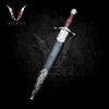 Dark Assassin Medieval Trinity Trident Sword 10.5" Knife, gift for Father, boyfriend, halloween, christmas - VuMaker-340