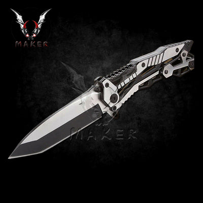 Transform Frame Knife  8.6" Best Folding Knife for Hunting, Camping, Outdoor Gift for Mens, Father, Husband, Boyfriend - VuMaker-134