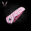 Ladies Pink Hearts Knife 8"  Spring Best Folding Knife for Hunting,Camping Gift for Father, Husband, Boyfriend, Christmas - VuMaker-750