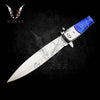 Black Pearl Handle Stiletto Knife  9"  Spring Assisted Folding Knife for Hunting, Gift for Father, Boyfriend - VuMaker-878