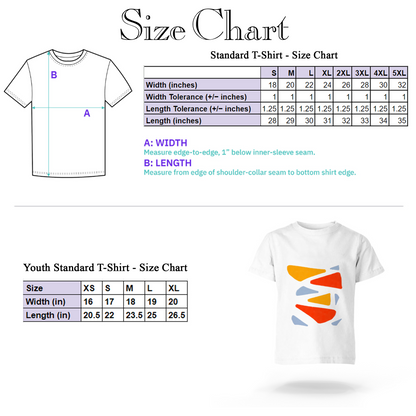 WoodStock 1969 Old Classic Guitar - Standard T-Shirt
