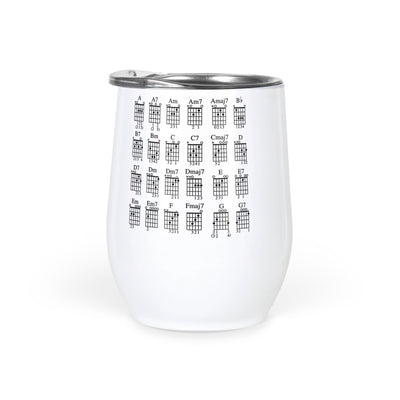 Guitar Chord Wine Tumbler