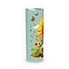 Gnome Sunflower Tumbler Personalized- Gnome Butterfly Tumbler Gift