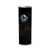 Black Cat Cute Tumbler - Cat Tumbler Halloween Christmas Gift