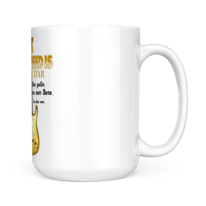 All I Need This Guitar - White Mug