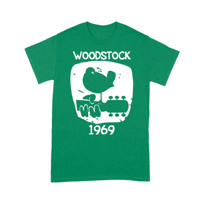 WoodStock 1969 Old Classic Guitar - Standard T-Shirt