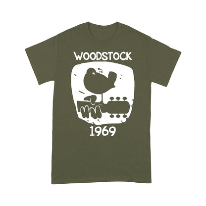 WoodStock 1969 Old Classic Guitar - Standard T-Shirt