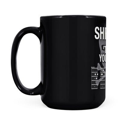 guitar 2 - Black Mug (NEW)
