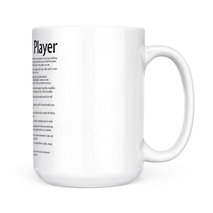 Guitar Player - White Mug