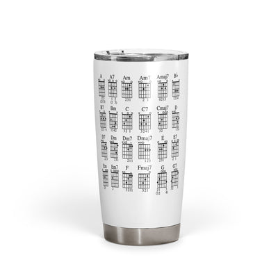 Guitar Chord 20oz Fat Tumbler