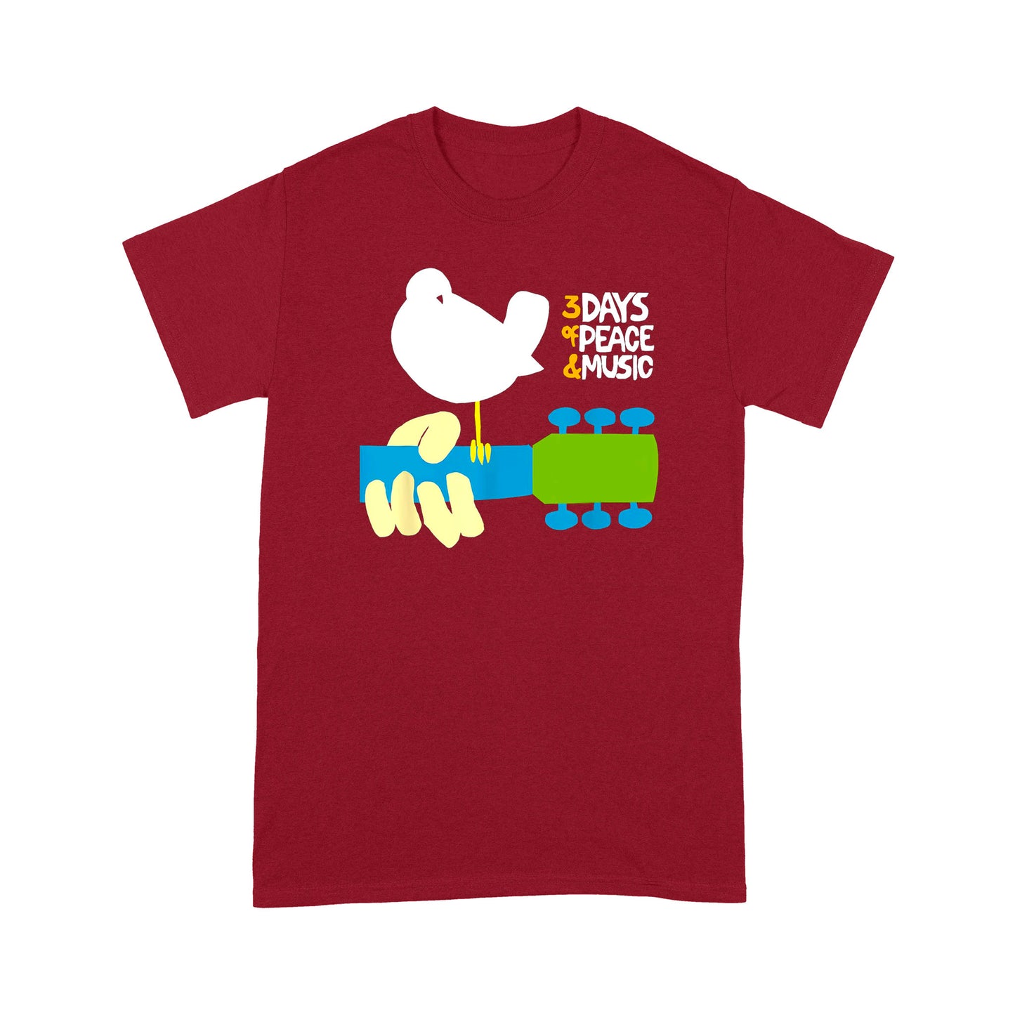 WoodStock 1969 Old Classic Guitar - Standard T-Shirt